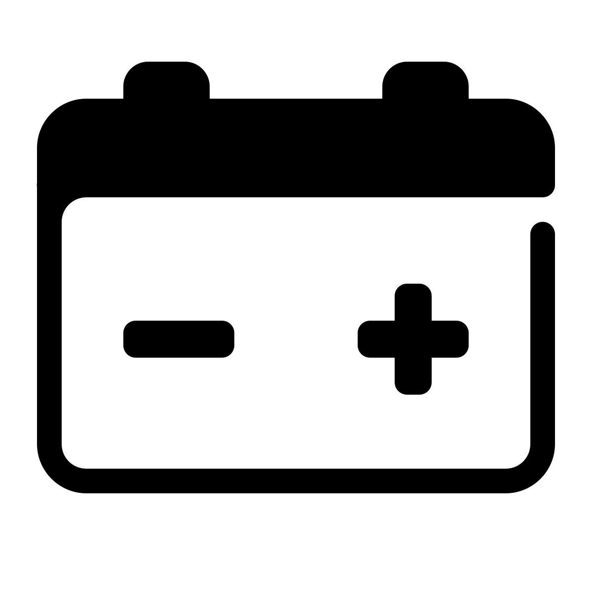 parakeet partial filled style autobatterie icon
