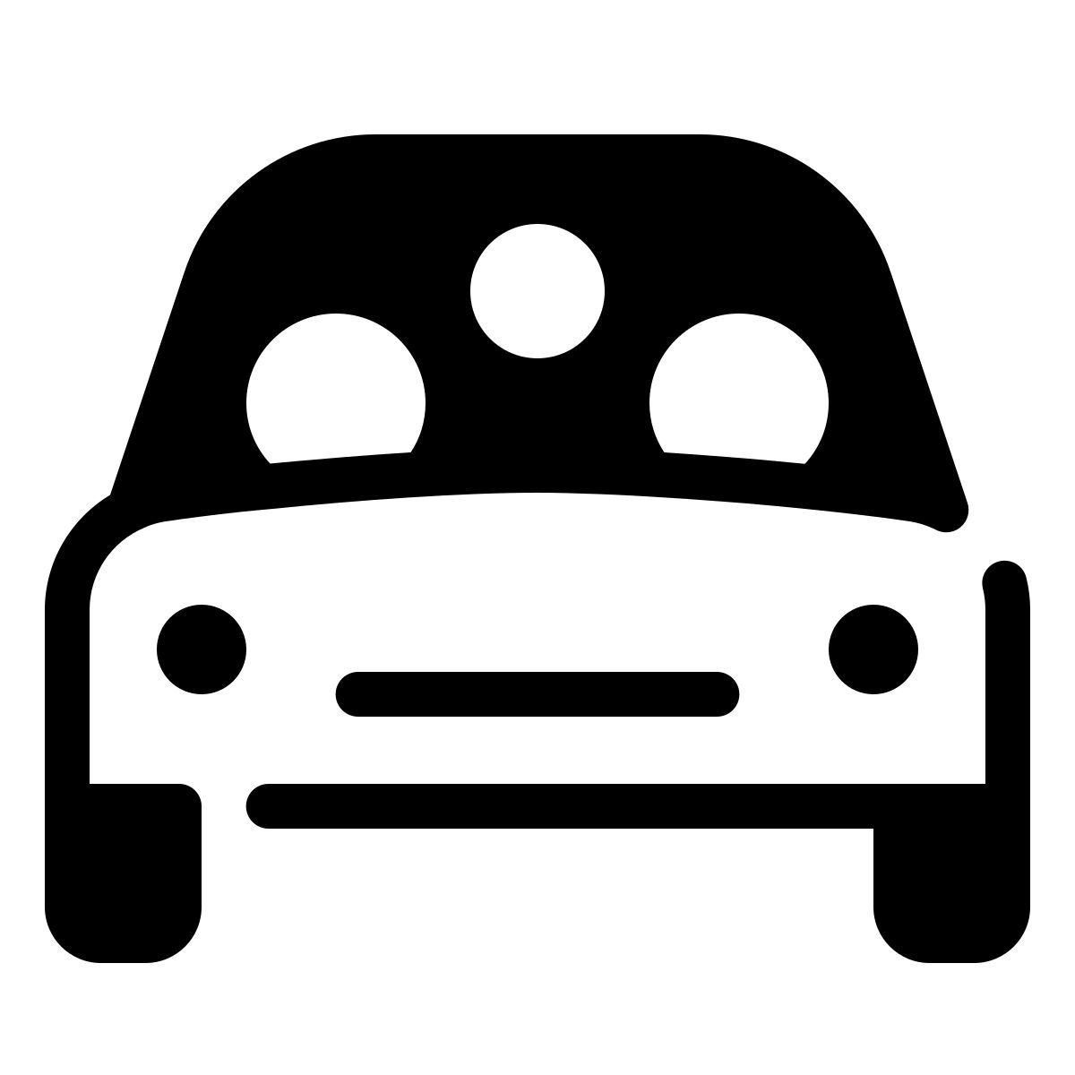 parakeet partial filled style carpool icon