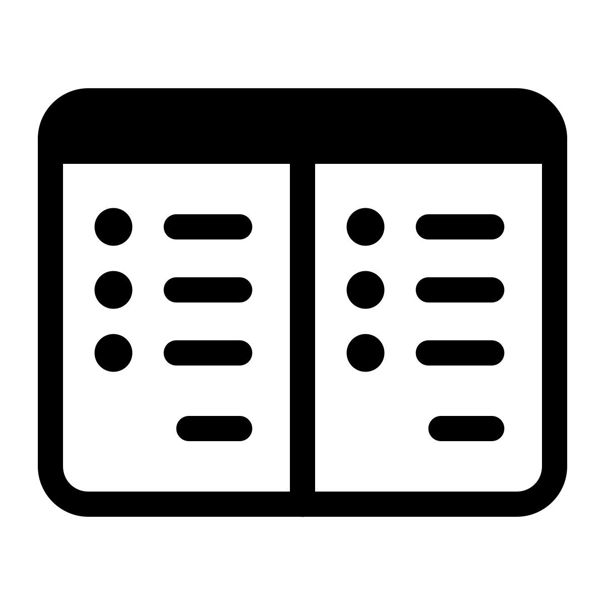 parakeet partial filled style cashbook icon