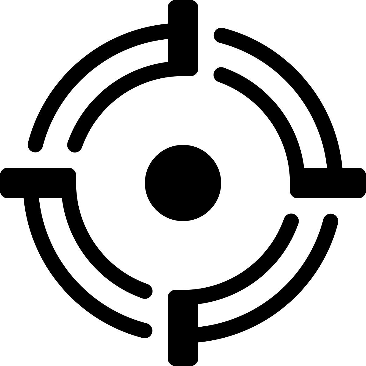 parakeet partial filled style my location icon