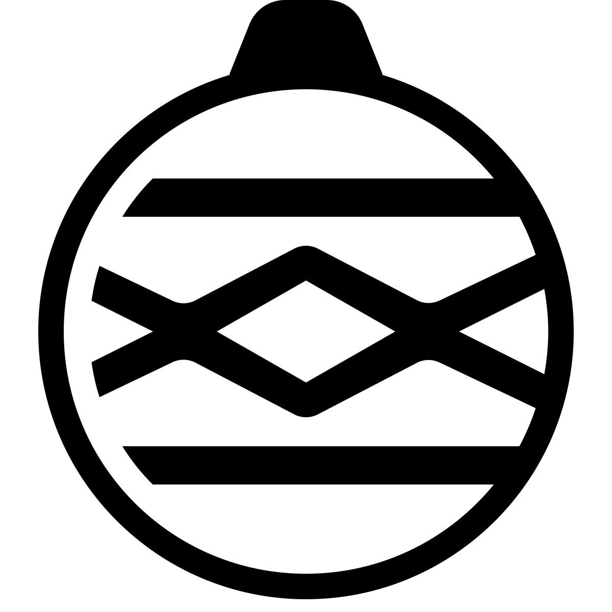 parakeet partial filled style 圣诞球 icon
