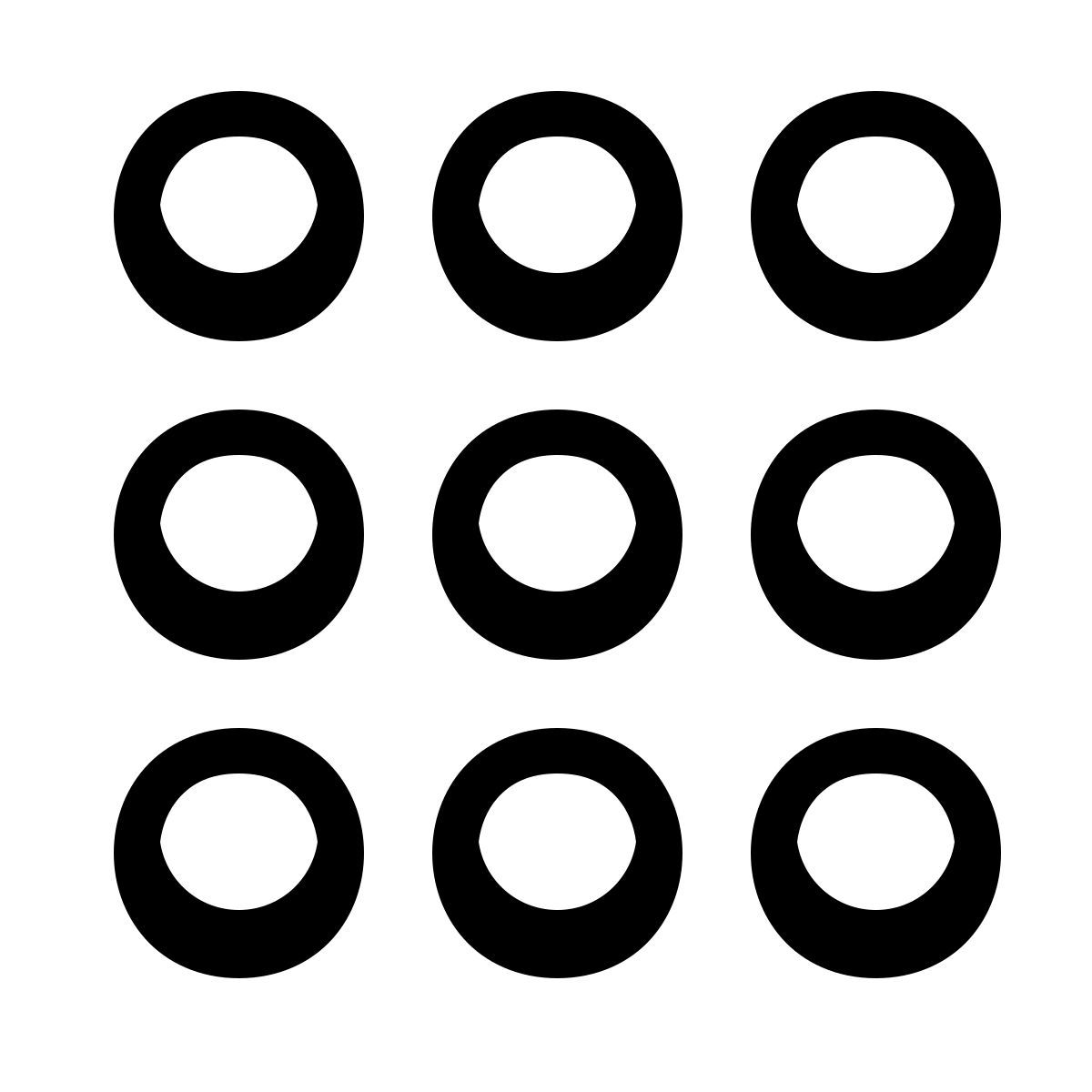parakeet partial filled style circled menu icon