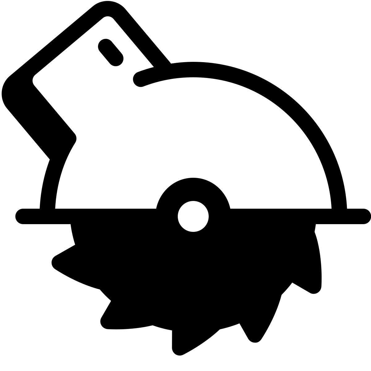 parakeet partial filled style sierra circular icon