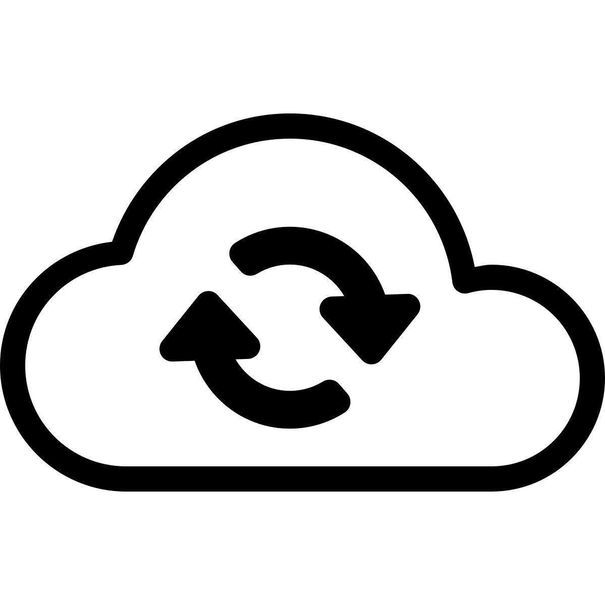 parakeet partial filled style sincronizzazione cloud icon
