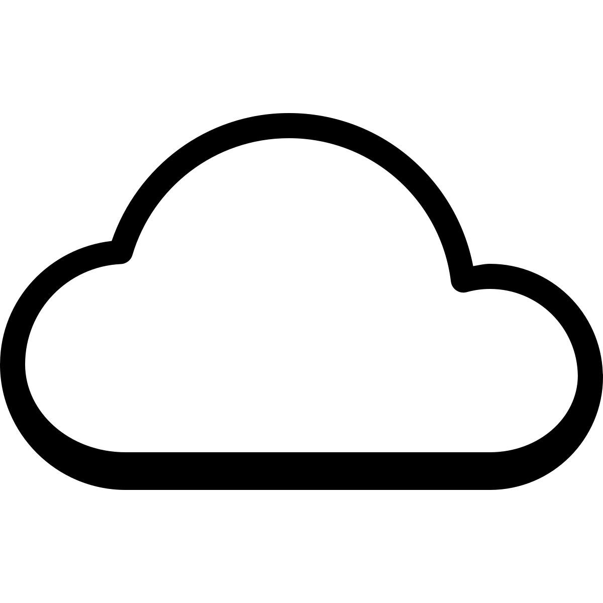 parakeet partial filled style cloud icon