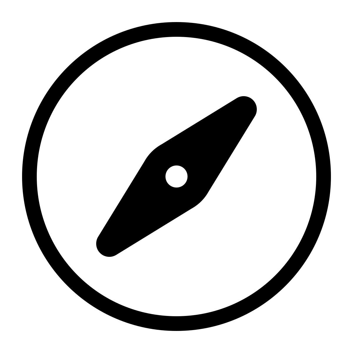 parakeet partial filled style kompass icon
