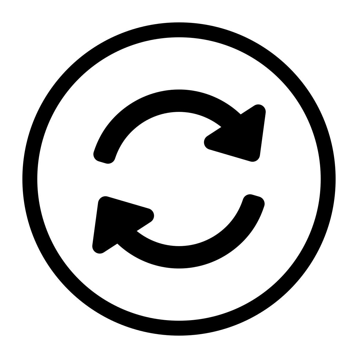 parakeet partial filled style connessione sync icon