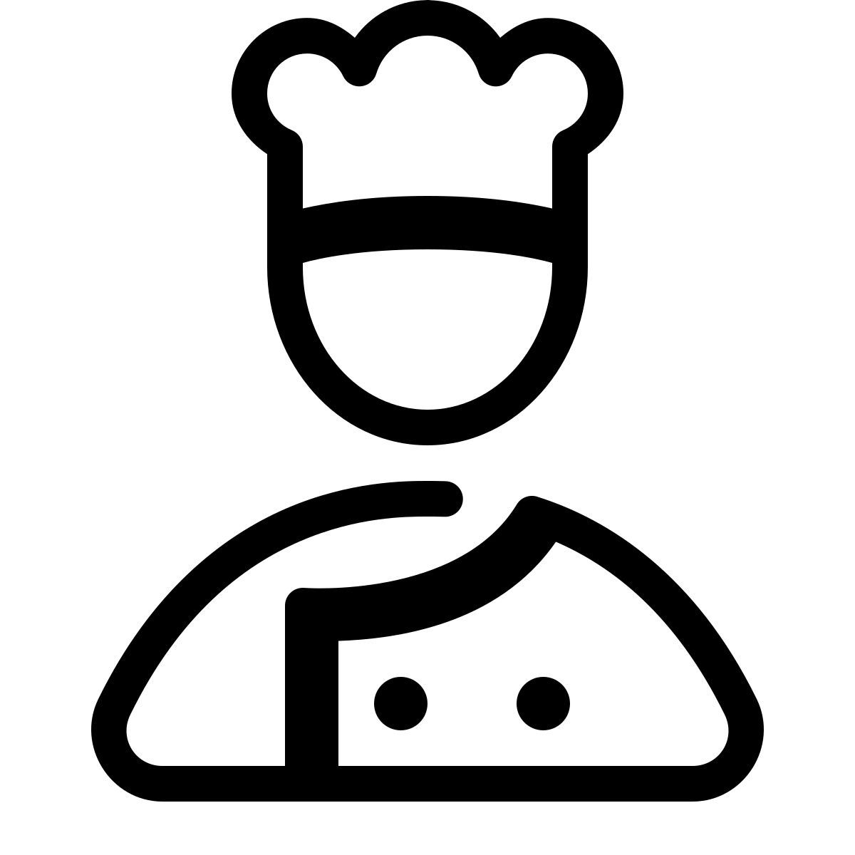 parakeet partial filled style cozinheiro icon