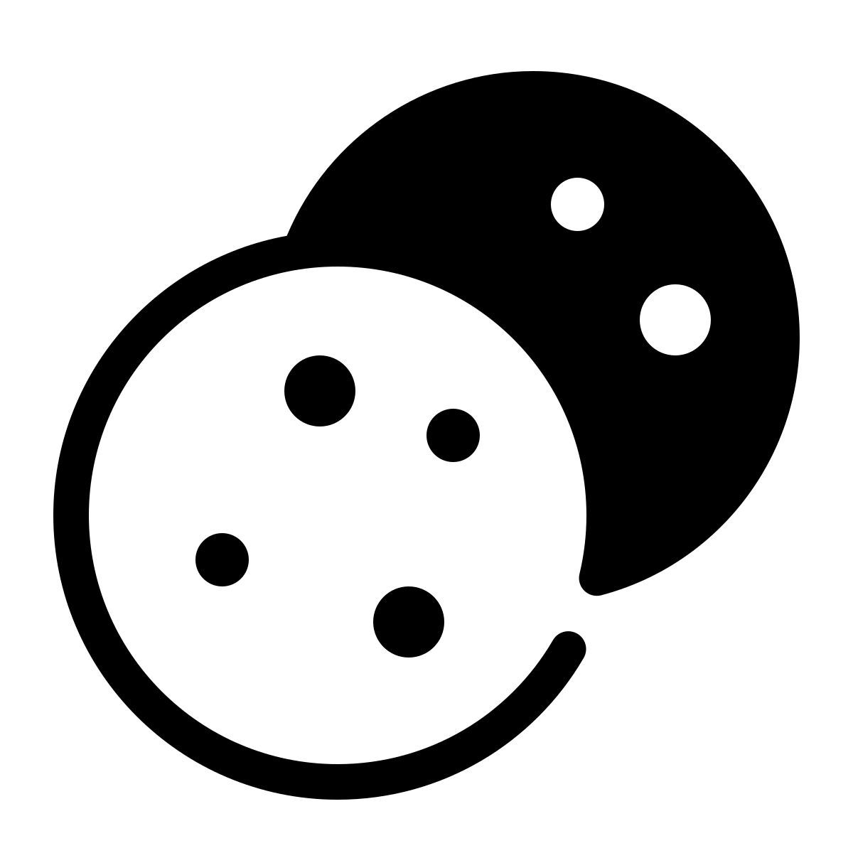 parakeet partial filled style печенье icon