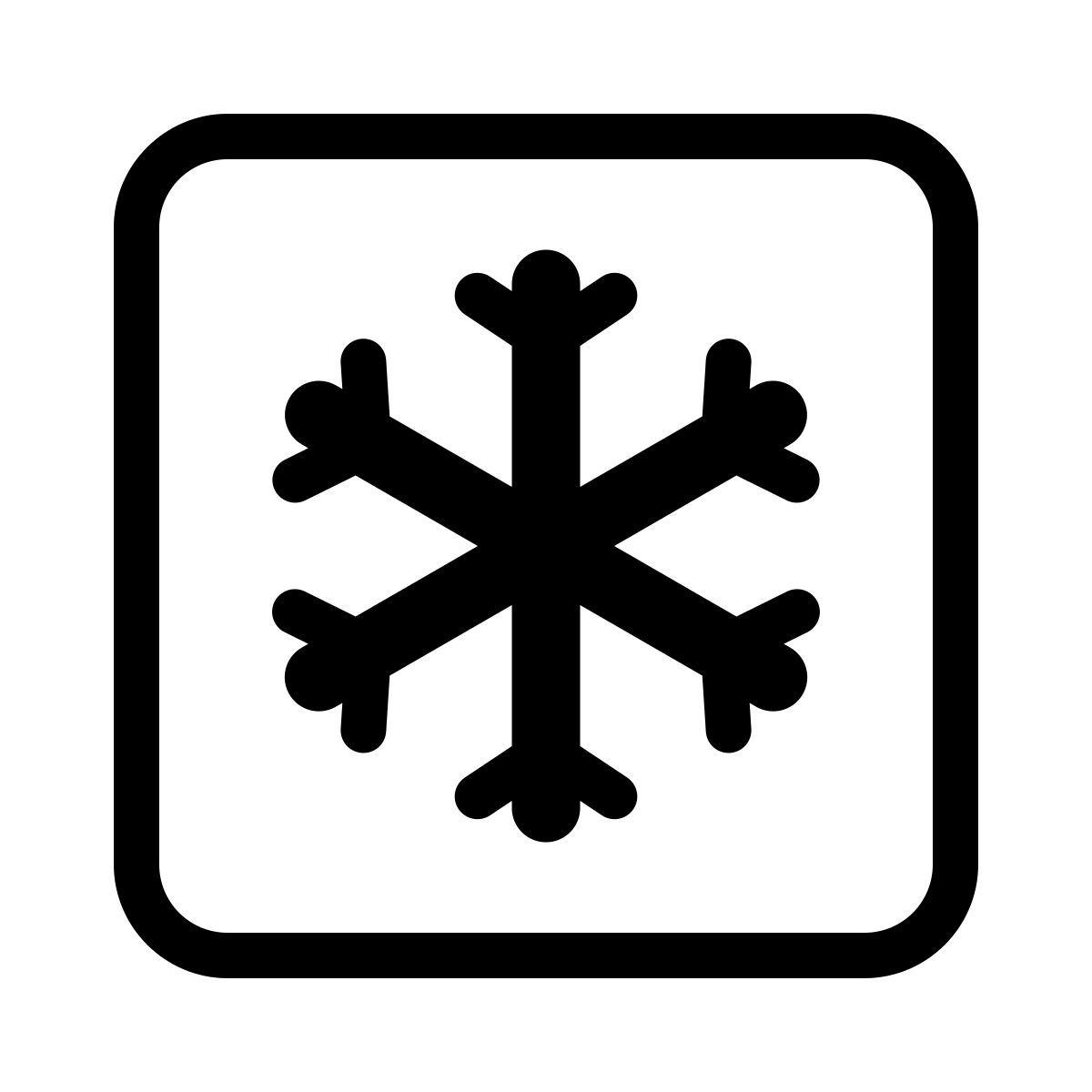 parakeet partial filled style refroidissement icon