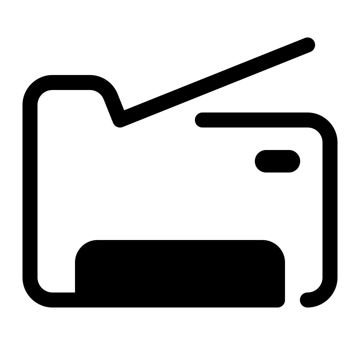 parakeet partial filled style copier icon