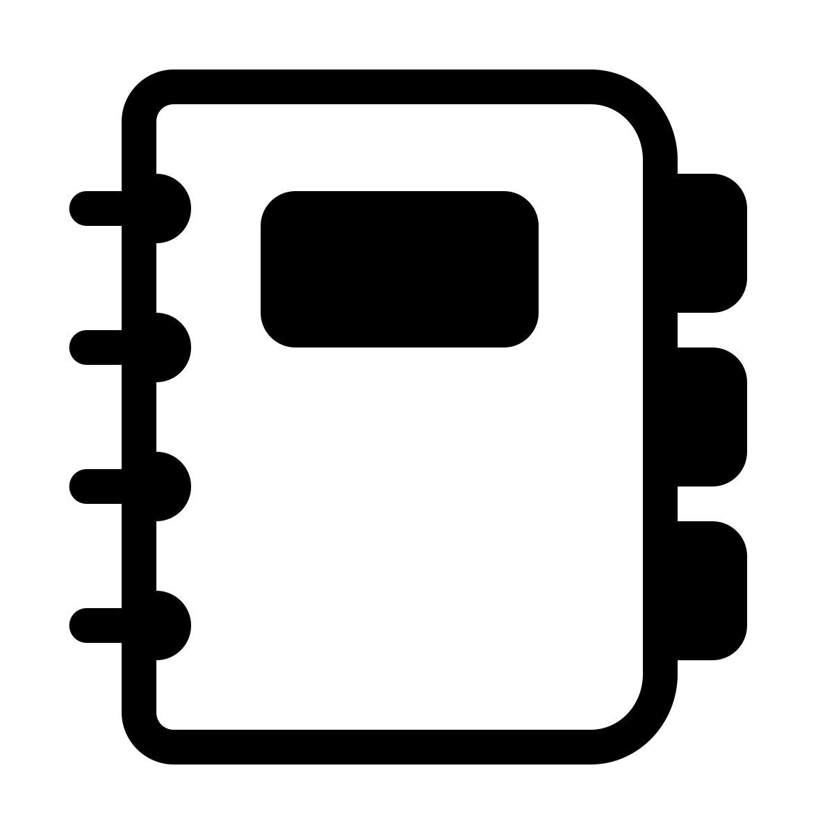 parakeet partial filled style cahier icon