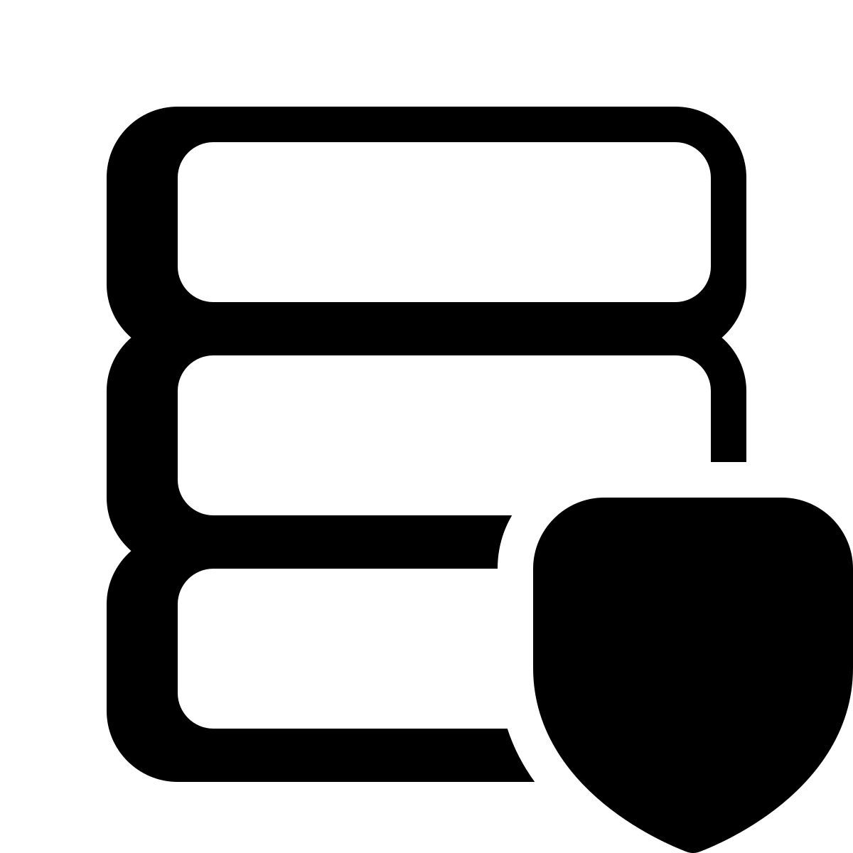 parakeet partial filled style data protection icon