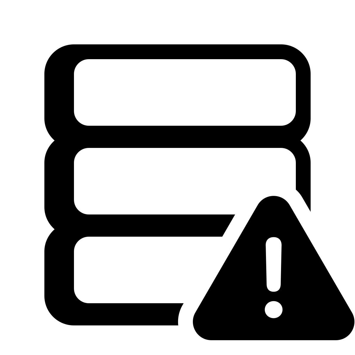 parakeet partial filled style error de la base de datos icon