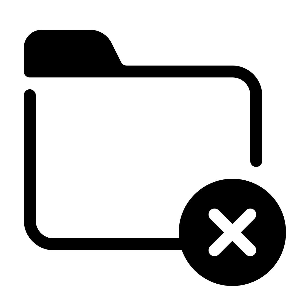 parakeet partial filled style elimina cartella icon