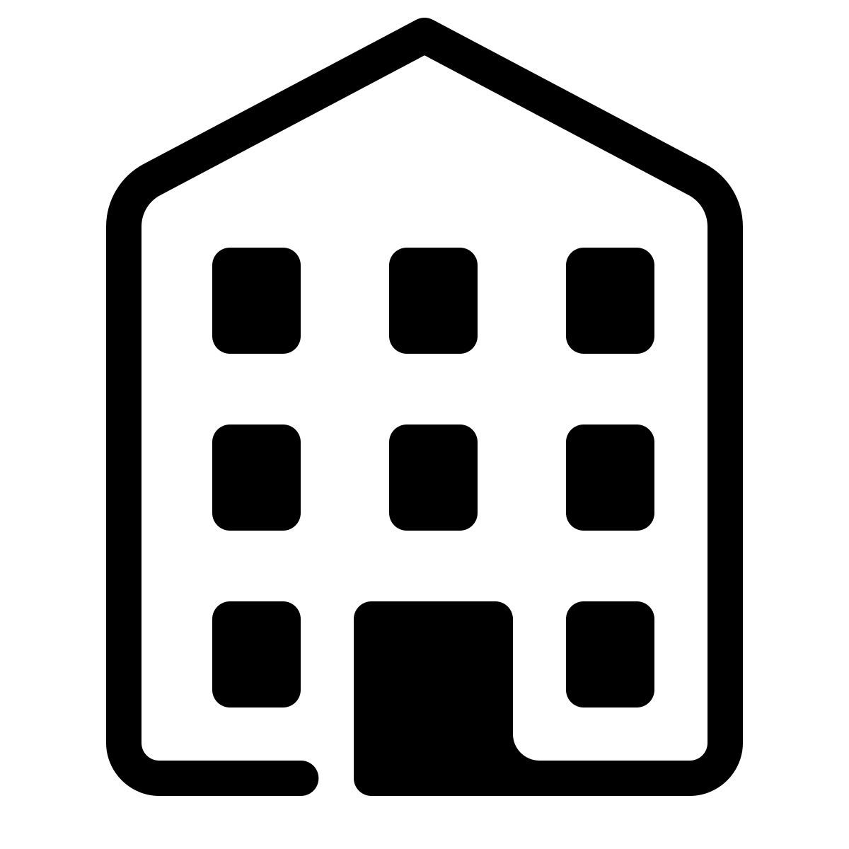 parakeet partial filled style department icon