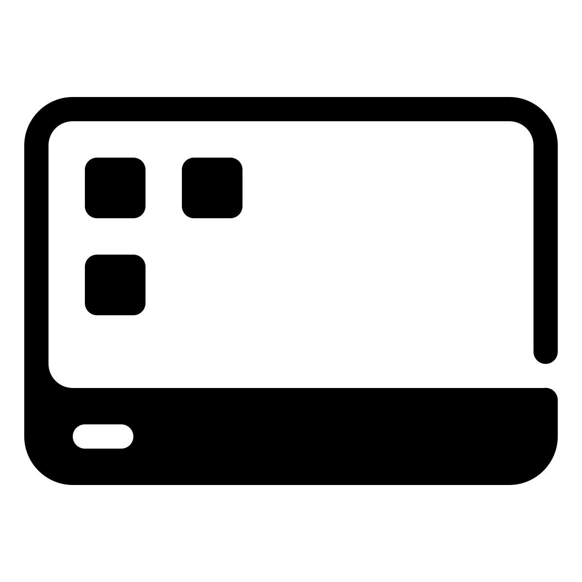 parakeet partial filled style pc desktop icon