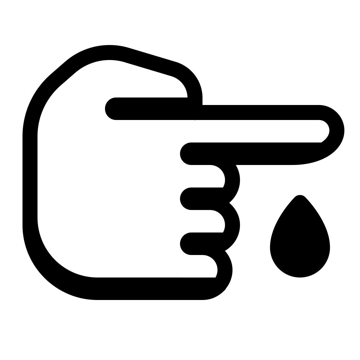 parakeet partial filled style 糖尿病 icon