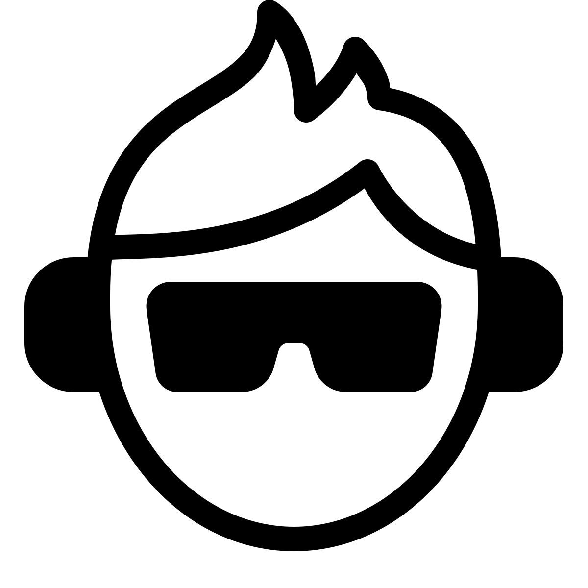 parakeet partial filled style диджей icon