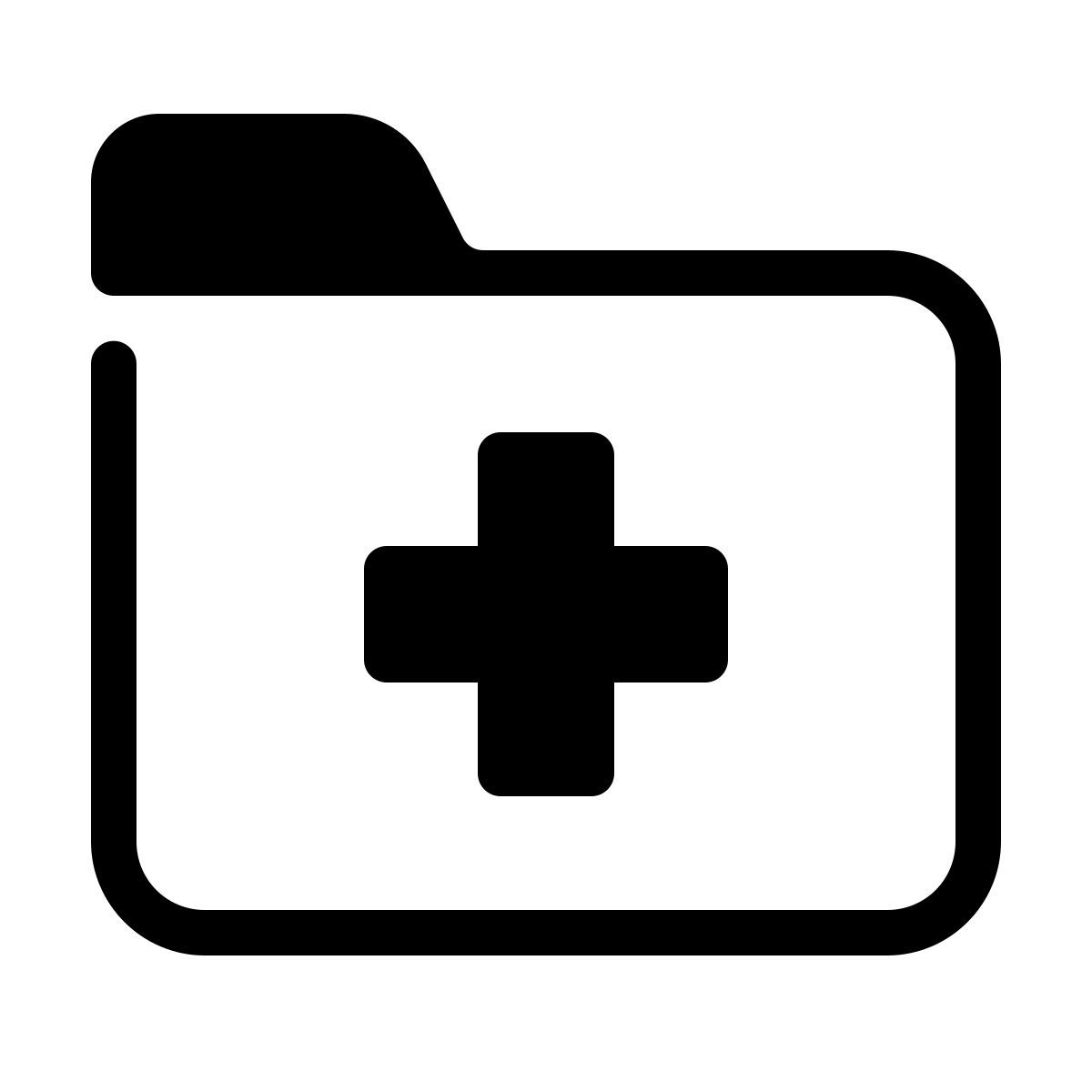 parakeet partial filled style dossier de médecins icon