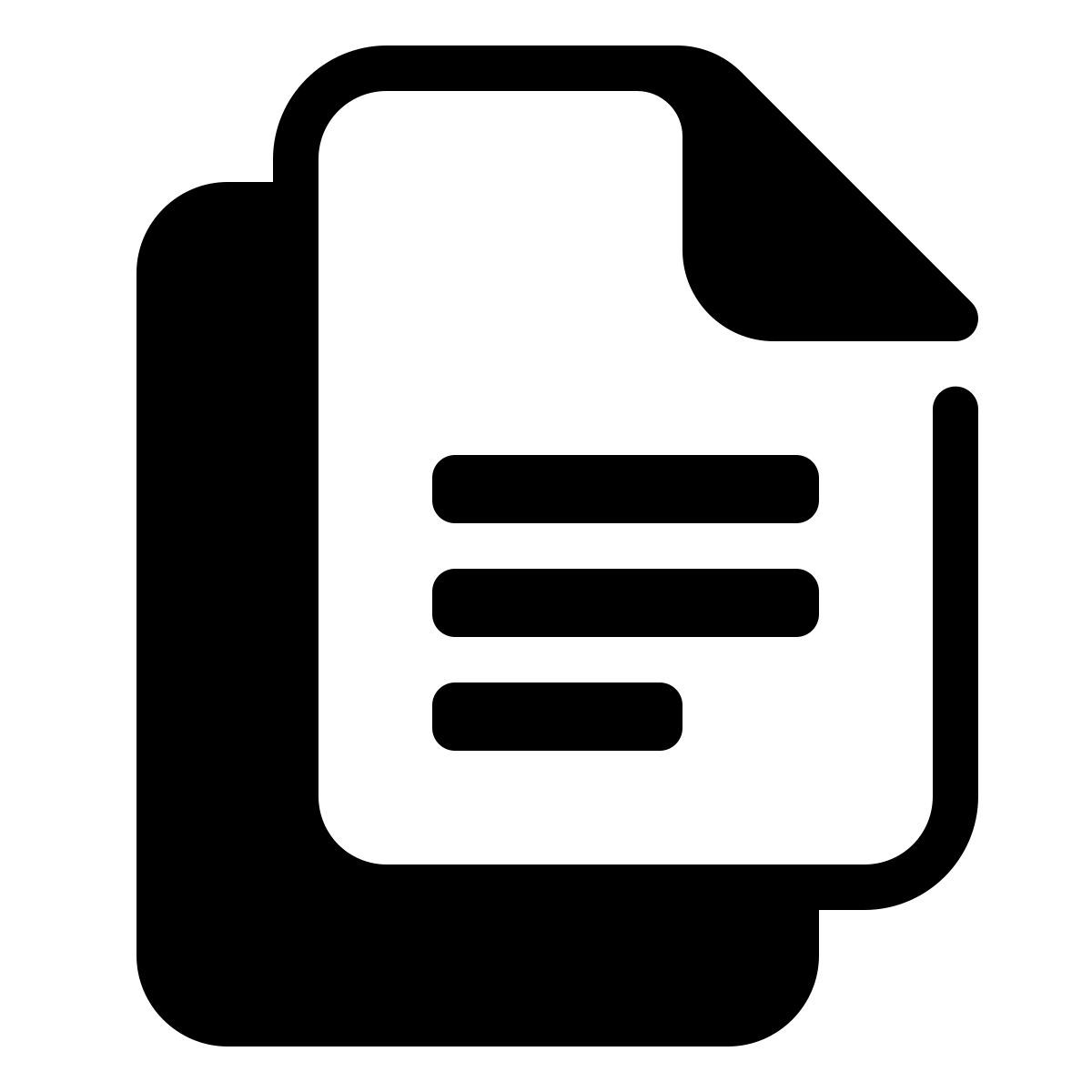 parakeet partial filled style documentos icon