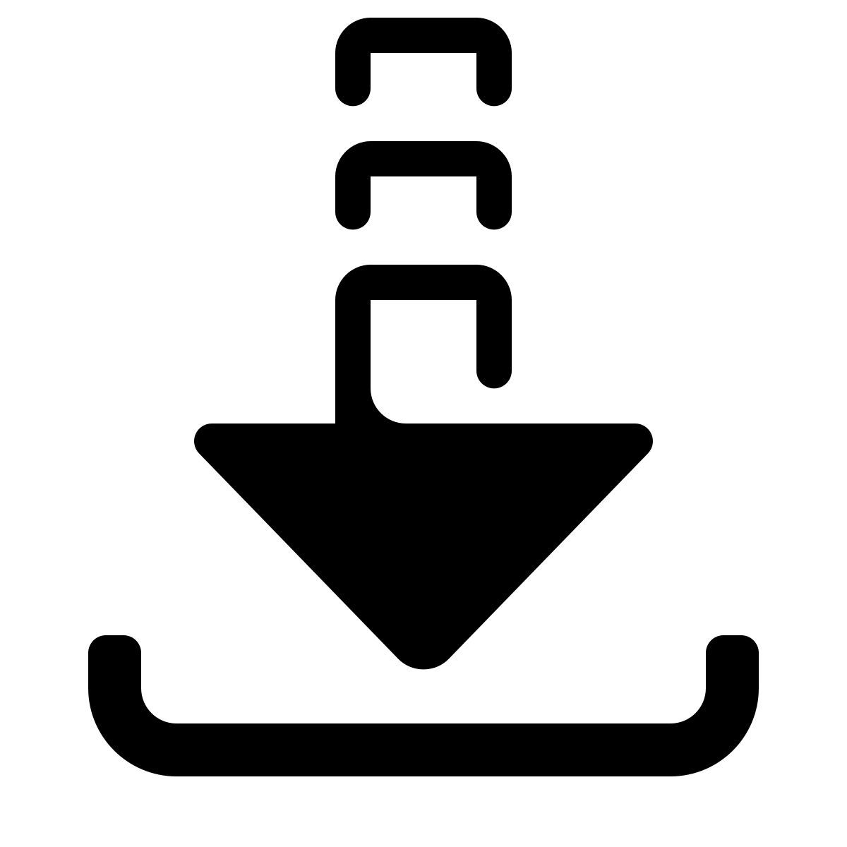 parakeet partial filled style downloading updates icon