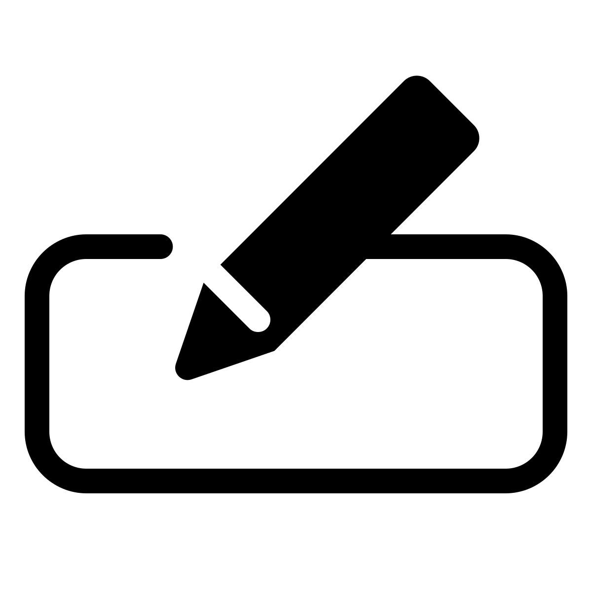 parakeet partial filled style edit row icon