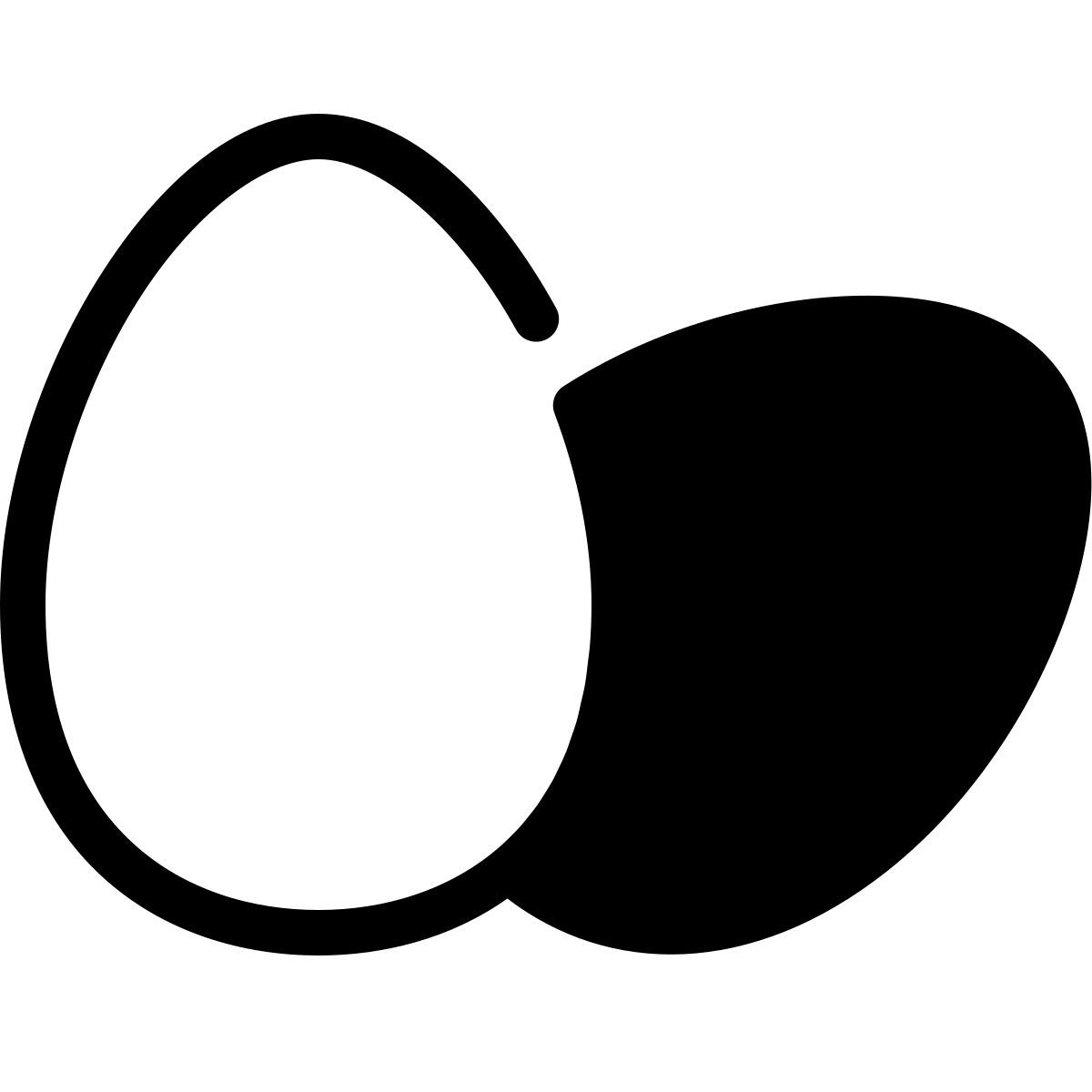 parakeet partial filled style huevos icon