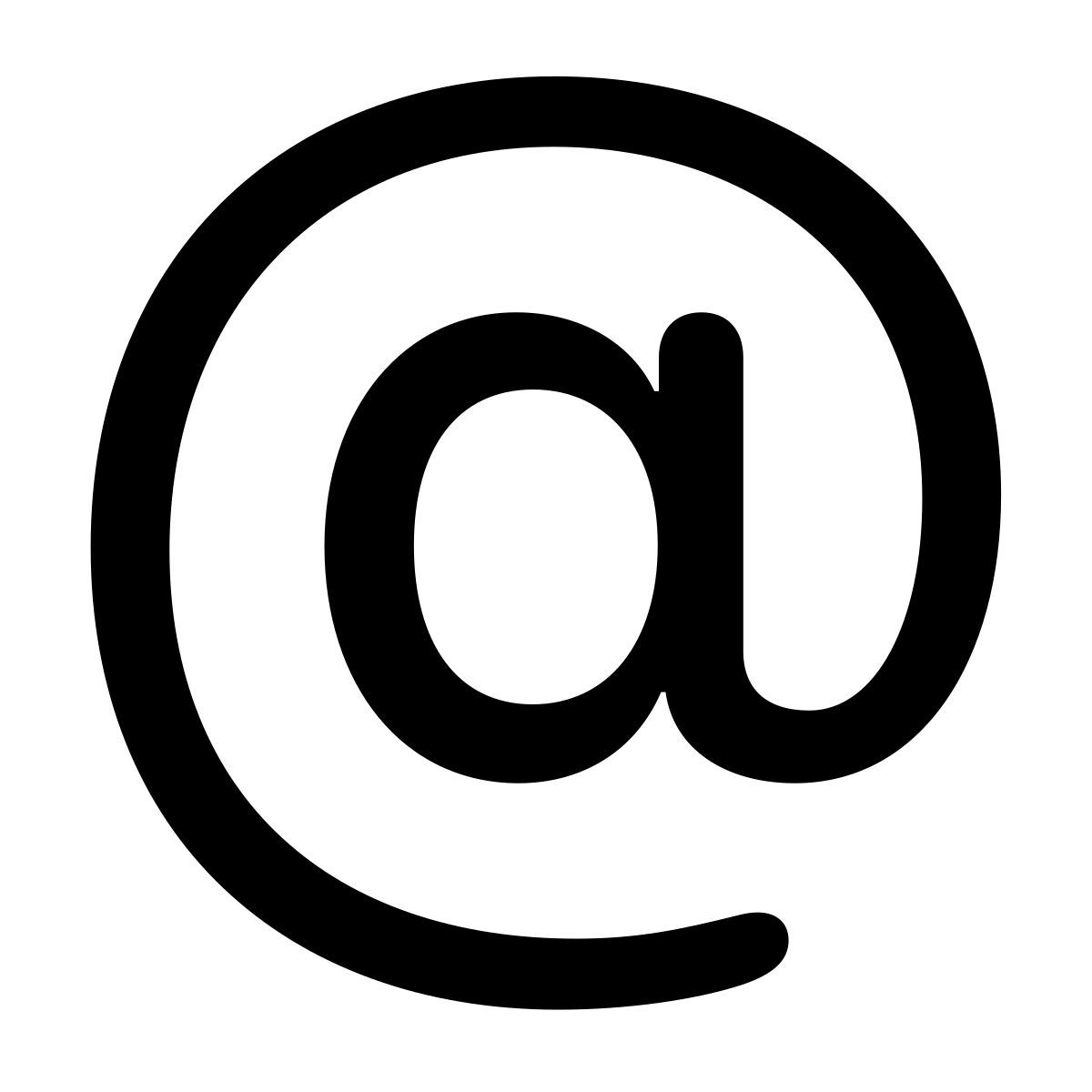 parakeet partial filled style eメール icon