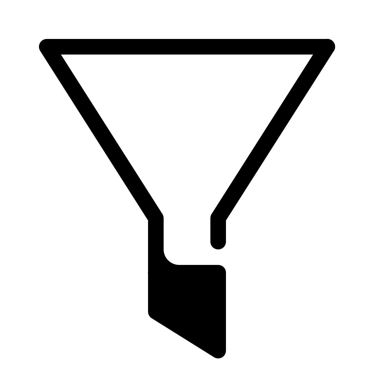 parakeet partial filled style filtre vide icon