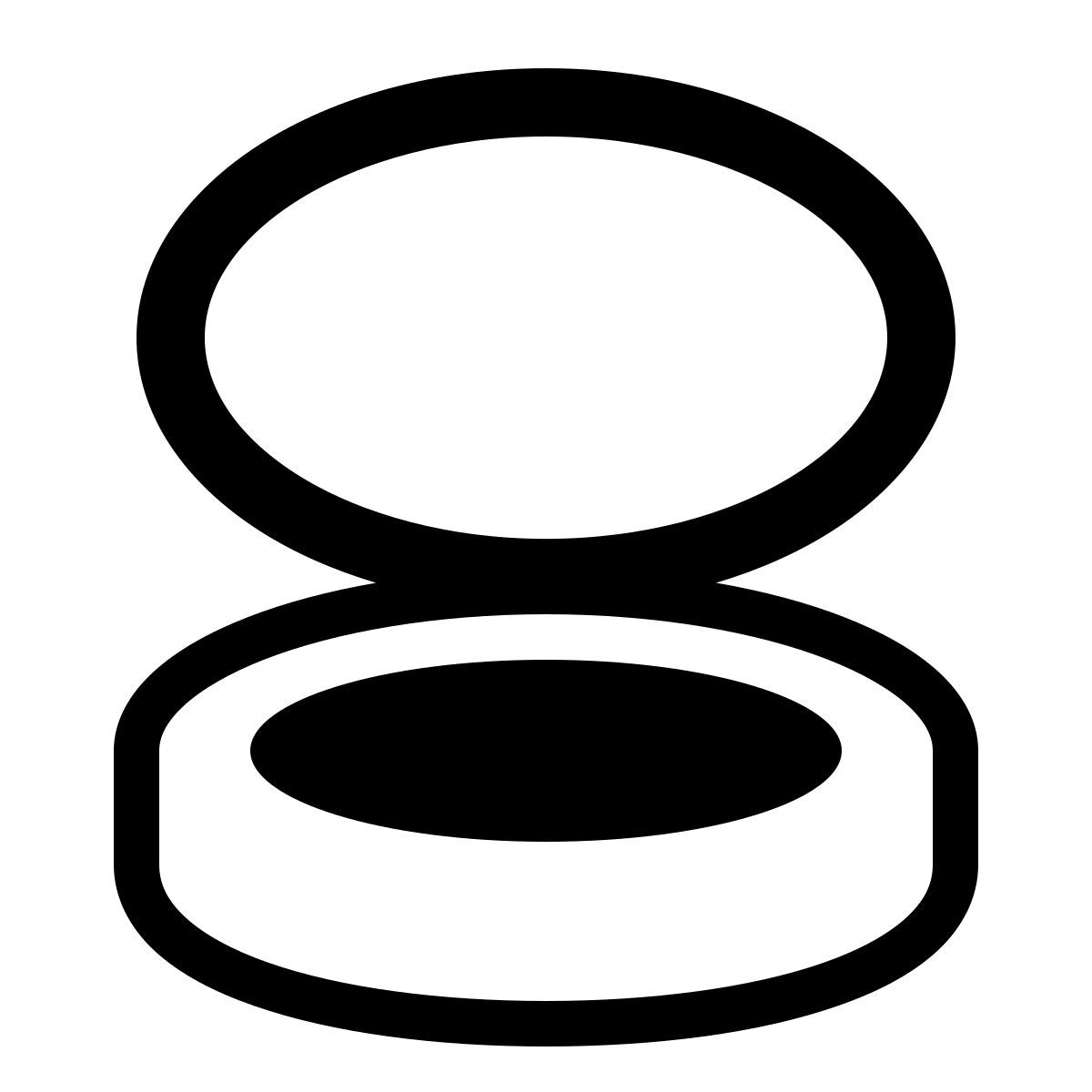 parakeet partial filled style face powder icon