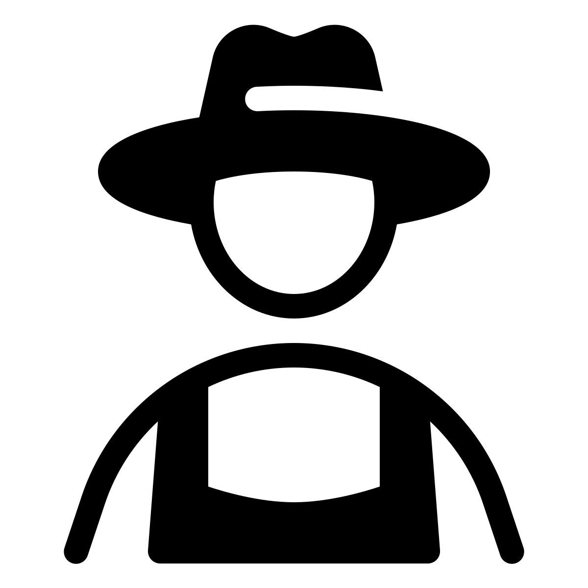 parakeet partial filled style farmer icon