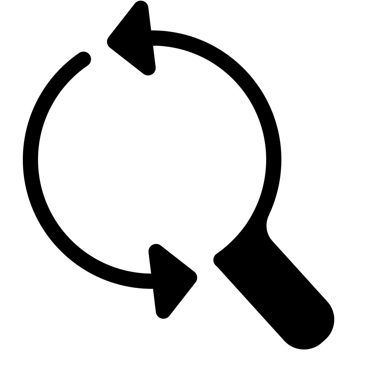 parakeet partial filled style find and replace icon