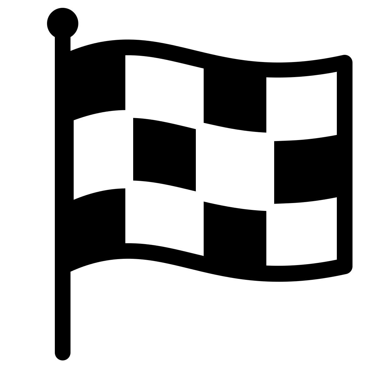 parakeet partial filled style zielfahne icon