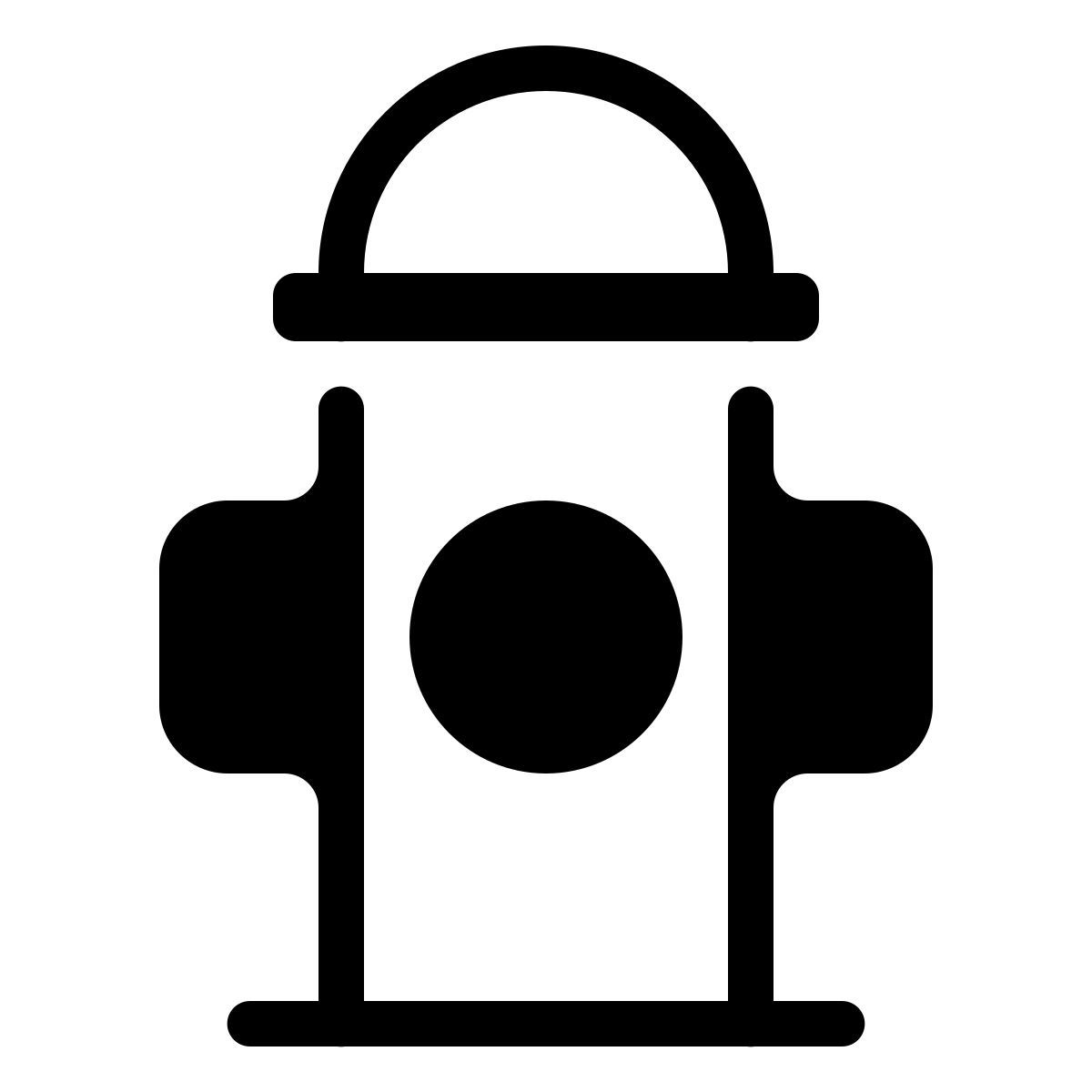 parakeet partial filled style пожарный гидрант icon