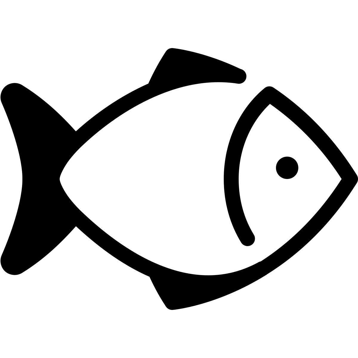 parakeet partial filled style pescado icon