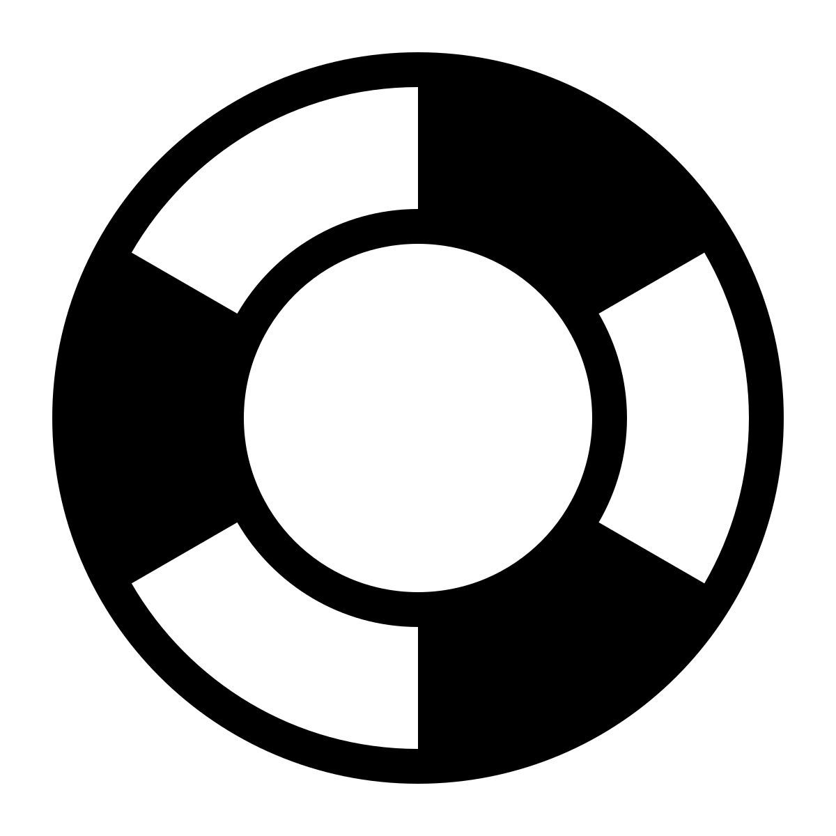 parakeet partial filled style schwimmreifen icon