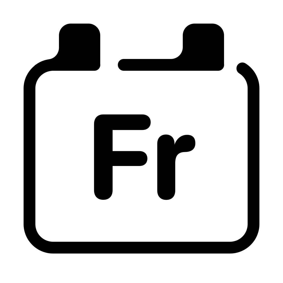 parakeet partial filled style venerdì icon