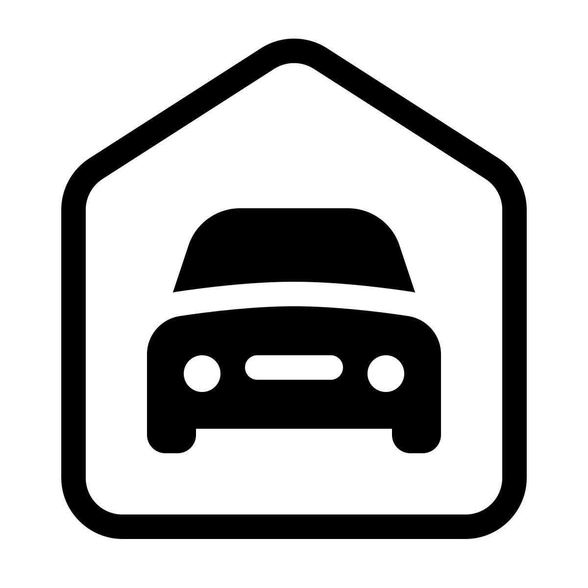parakeet partial filled style garage icon