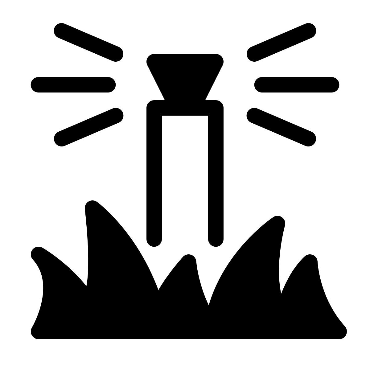 parakeet partial filled style garden sprinkler icon