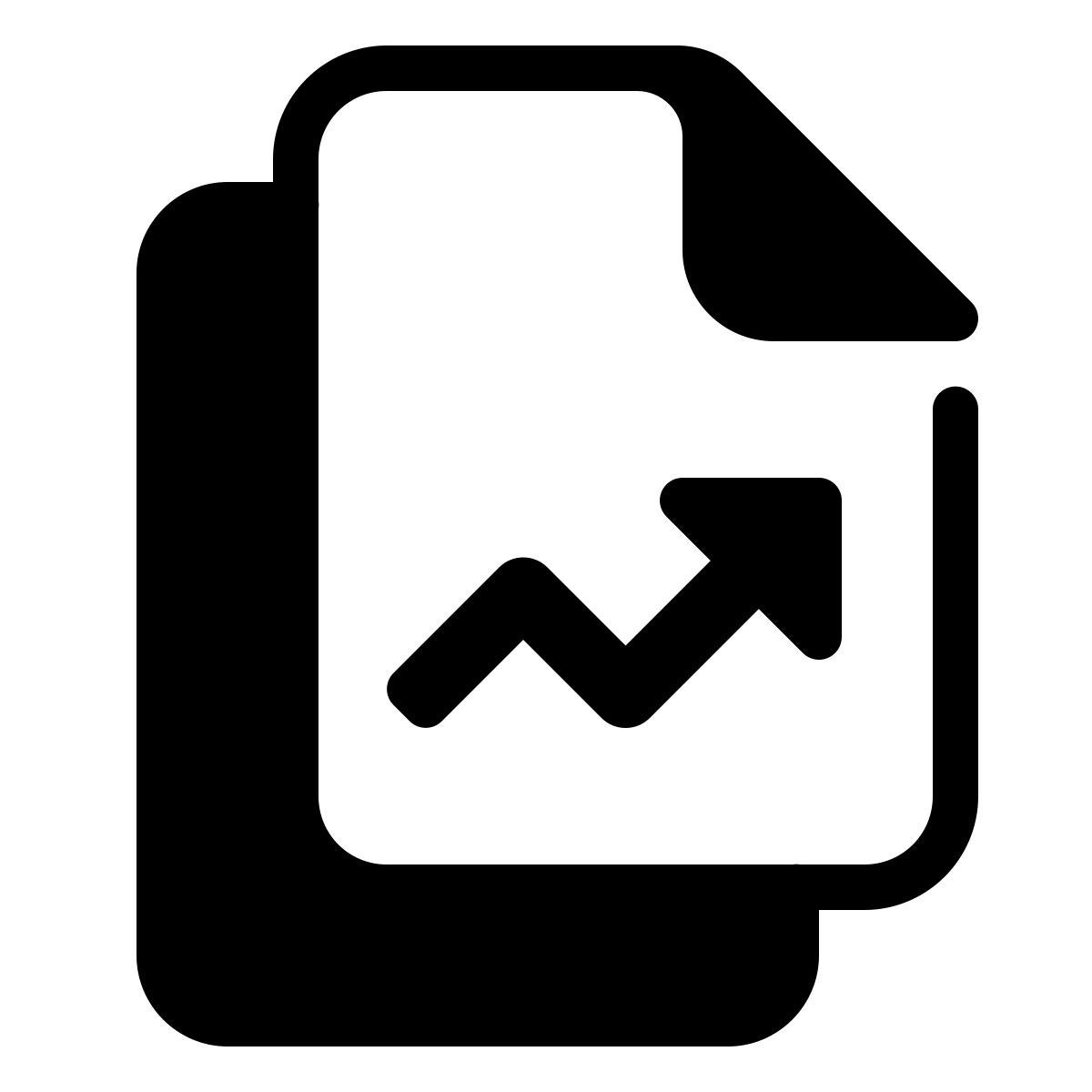 parakeet partial filled style graph report icon