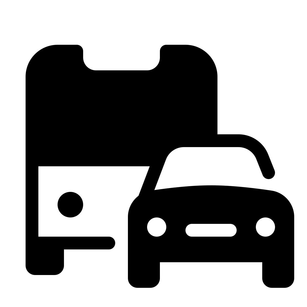 parakeet partial filled style bodentransportweg icon