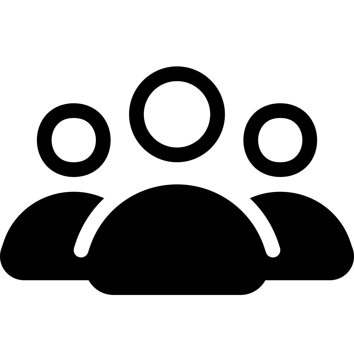 parakeet partial filled style gruppo di utenti icon