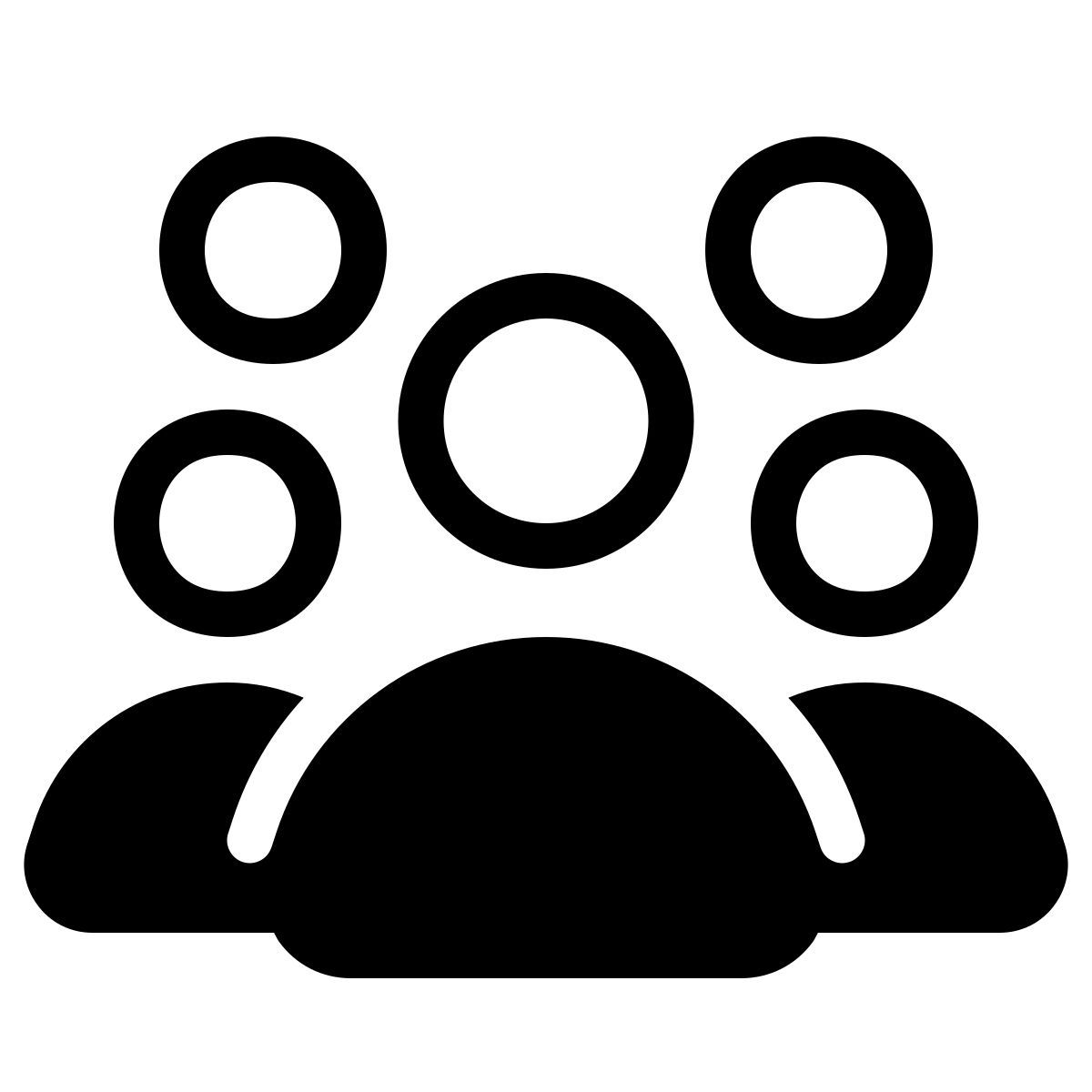 parakeet partial filled style gruppi di utenti icon