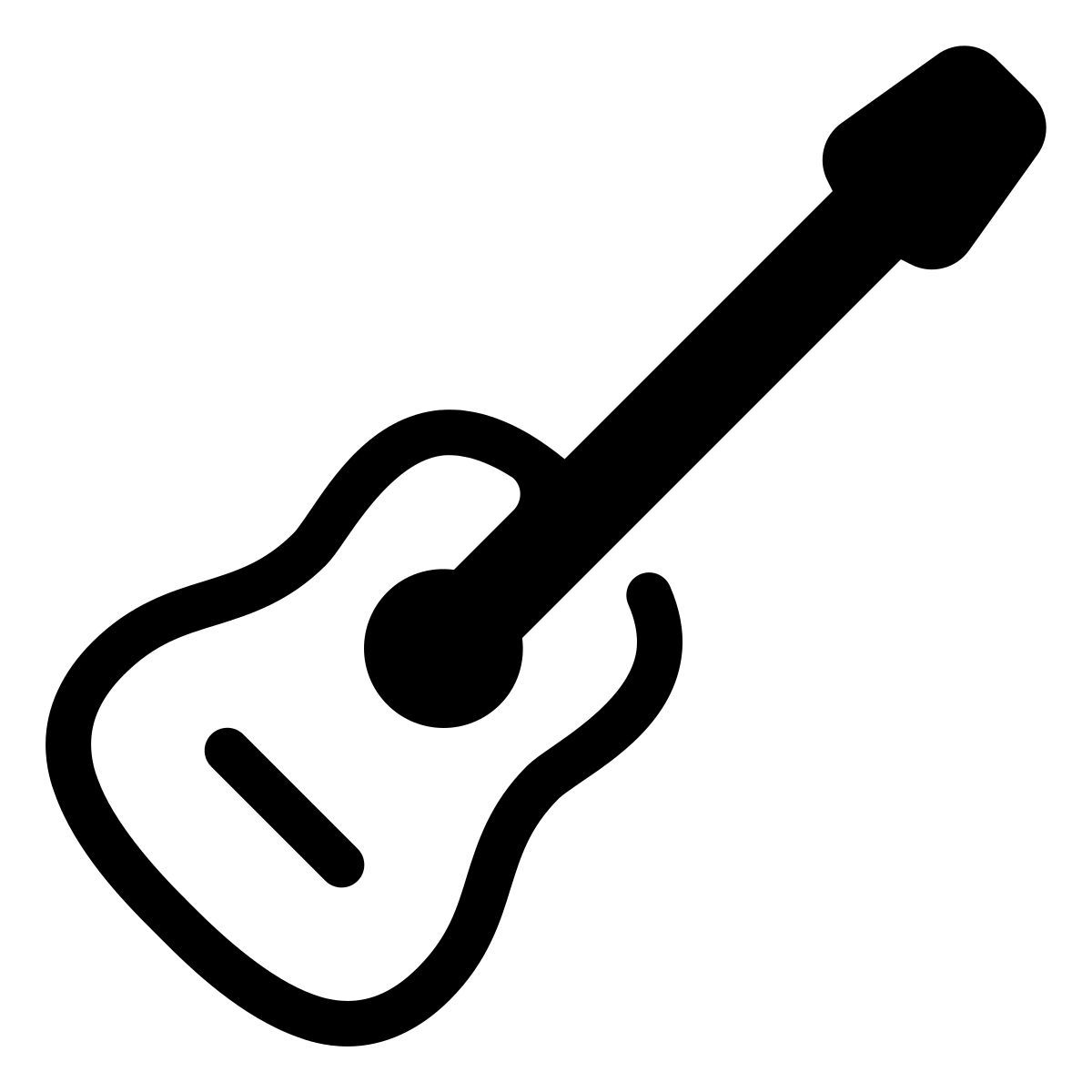 parakeet partial filled style gitarre icon