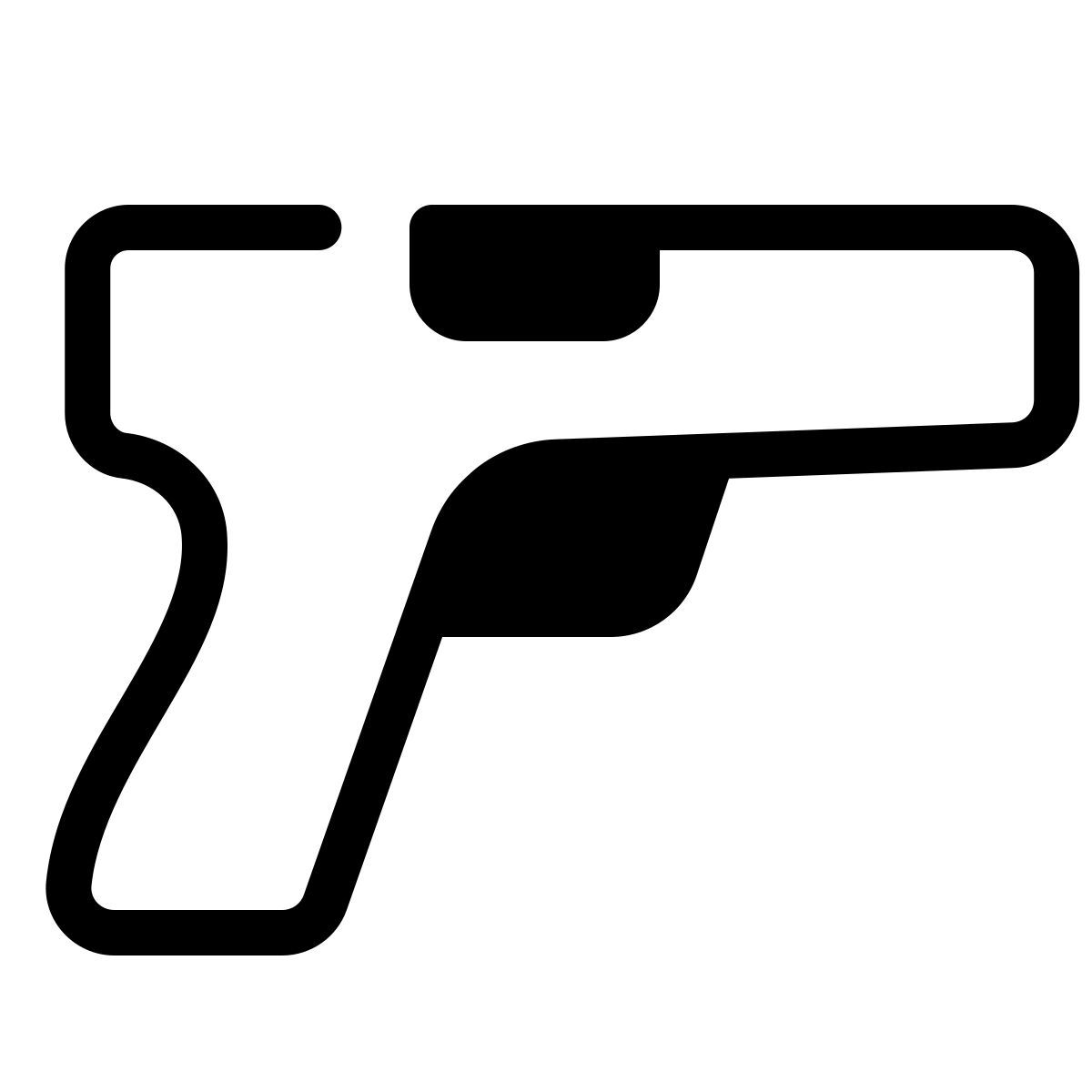 parakeet partial filled style gun icon