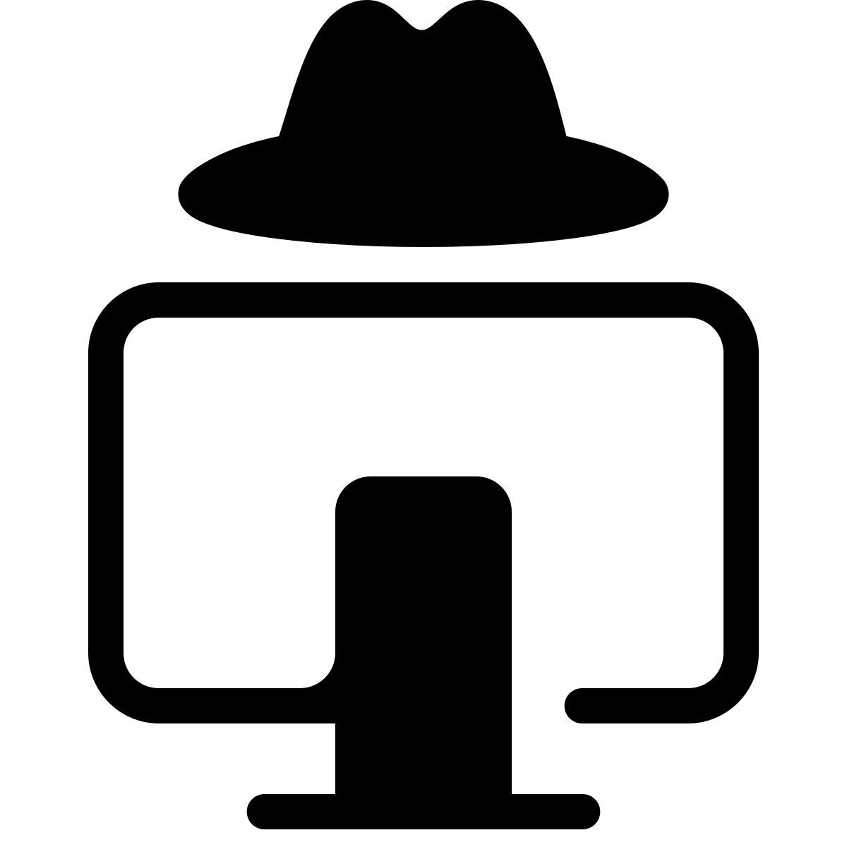parakeet partial filled style hacker icon