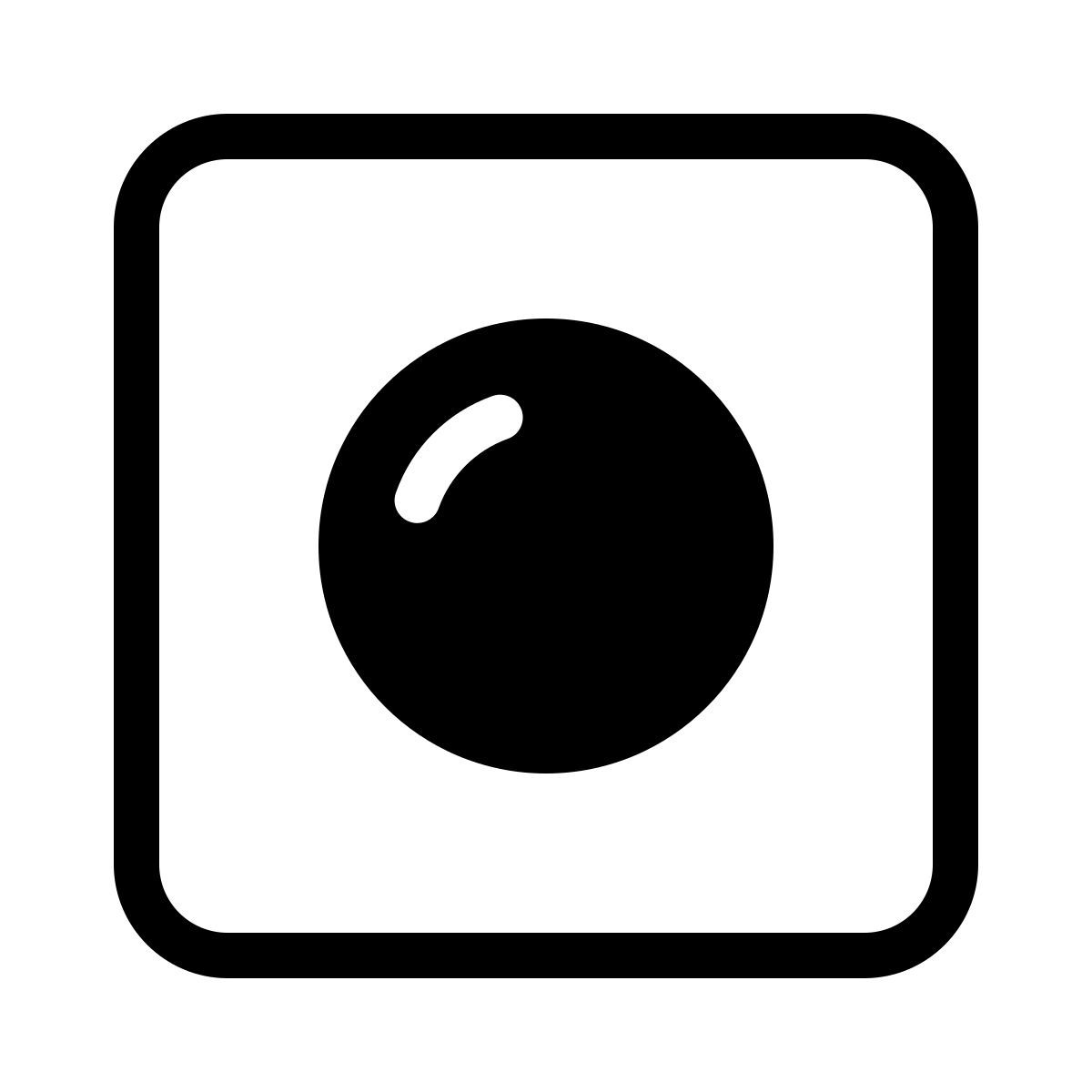 parakeet partial filled style webcam integrada icon