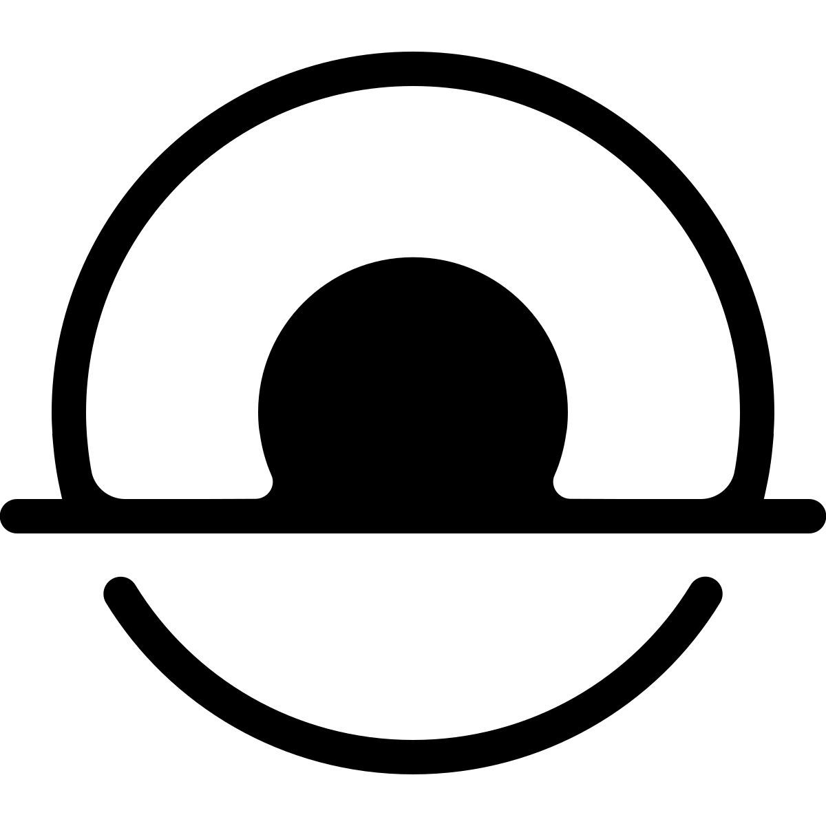 parakeet partial filled style iris scan icon