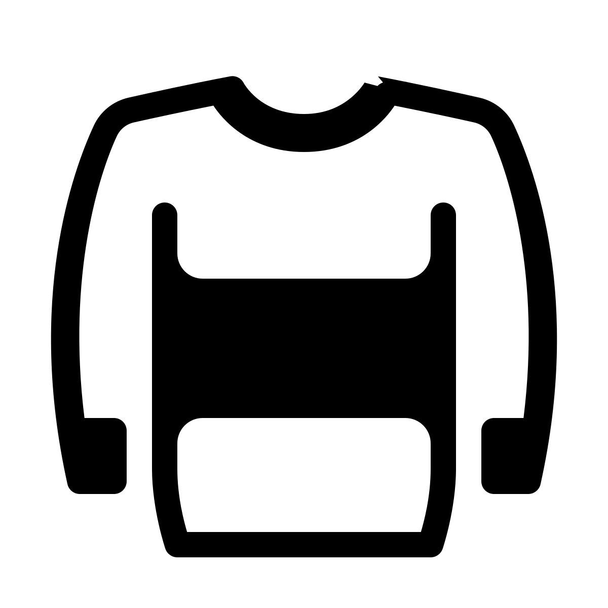 parakeet partial filled style pullover icon